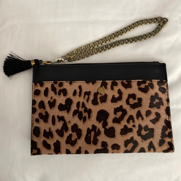 J Crew leather wristlet - Picture 1 of 7